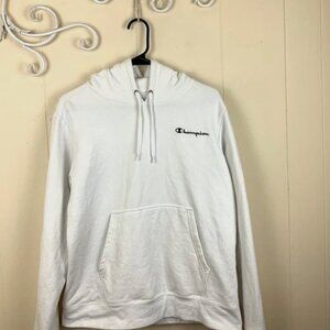 White Hoodie Pullover Sweater